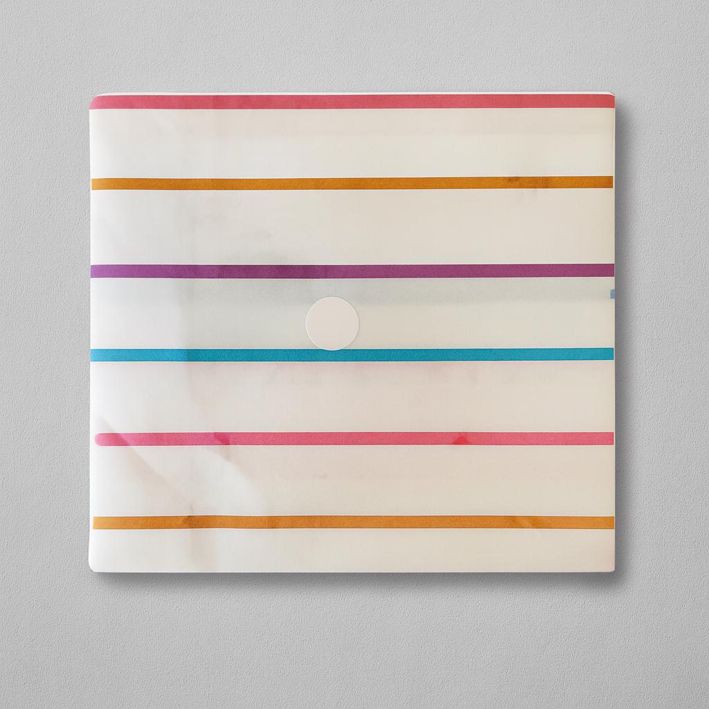 Ballet Striped dinner napkin on a gray background